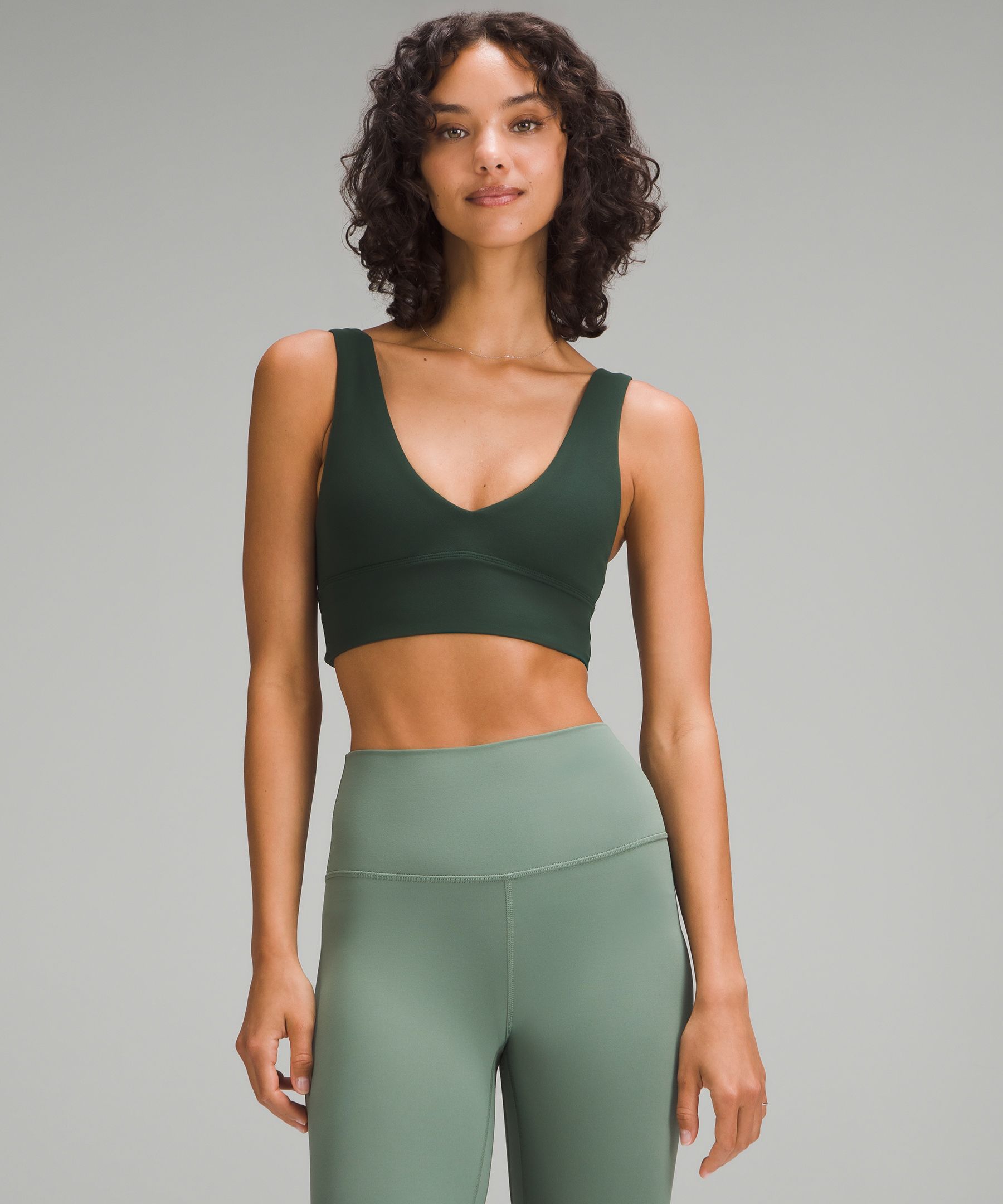 lulu Align V-Neck Bra Light Support, A/B Cup
