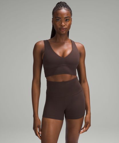 lulu Align V-Neck Bra Light Support, C/D Cup