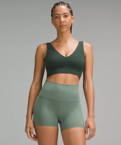 lulu Align V-Neck Bra Light Support, C/D Cup