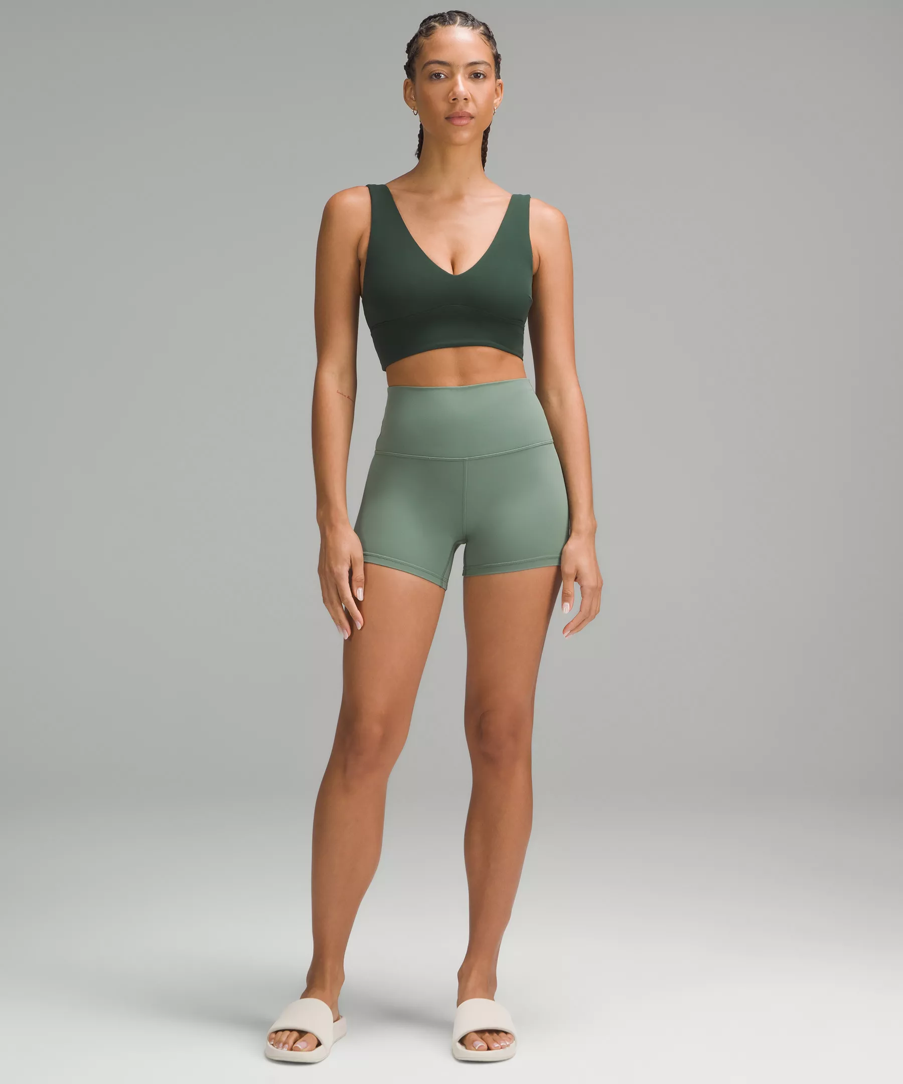 lulu Align V-Neck Bra Light Support, C/D Cup