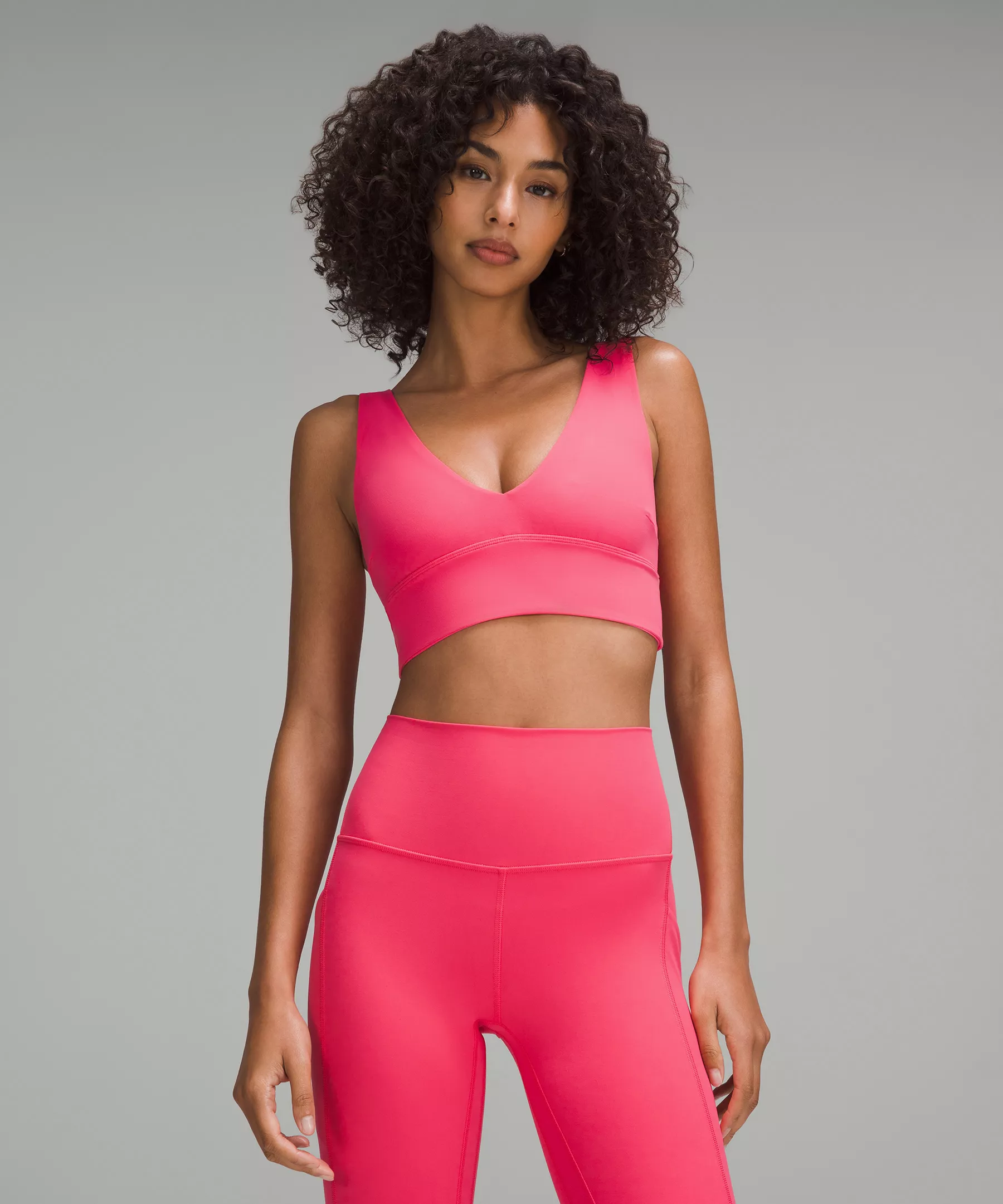 lulu Align V-Neck Bra Light Support, C/D Cup
