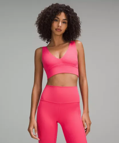 lulu Align V-Neck Bra Light Support, C/D Cup