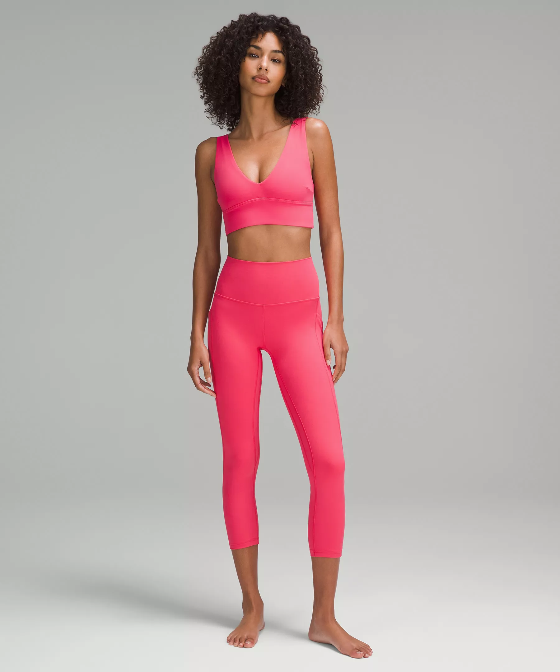 lulu Align V-Neck Bra Light Support, C/D Cup