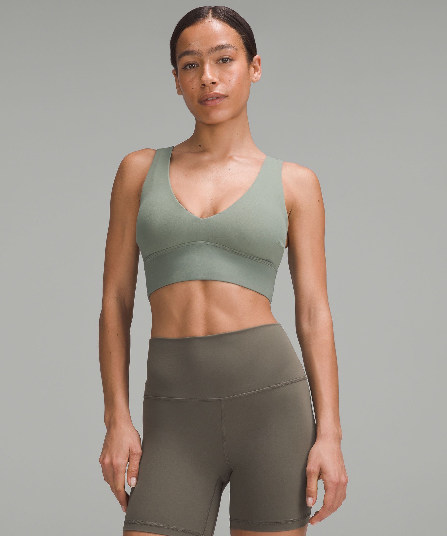 lulu Align V-Neck Bra Light Support, C/D Cup