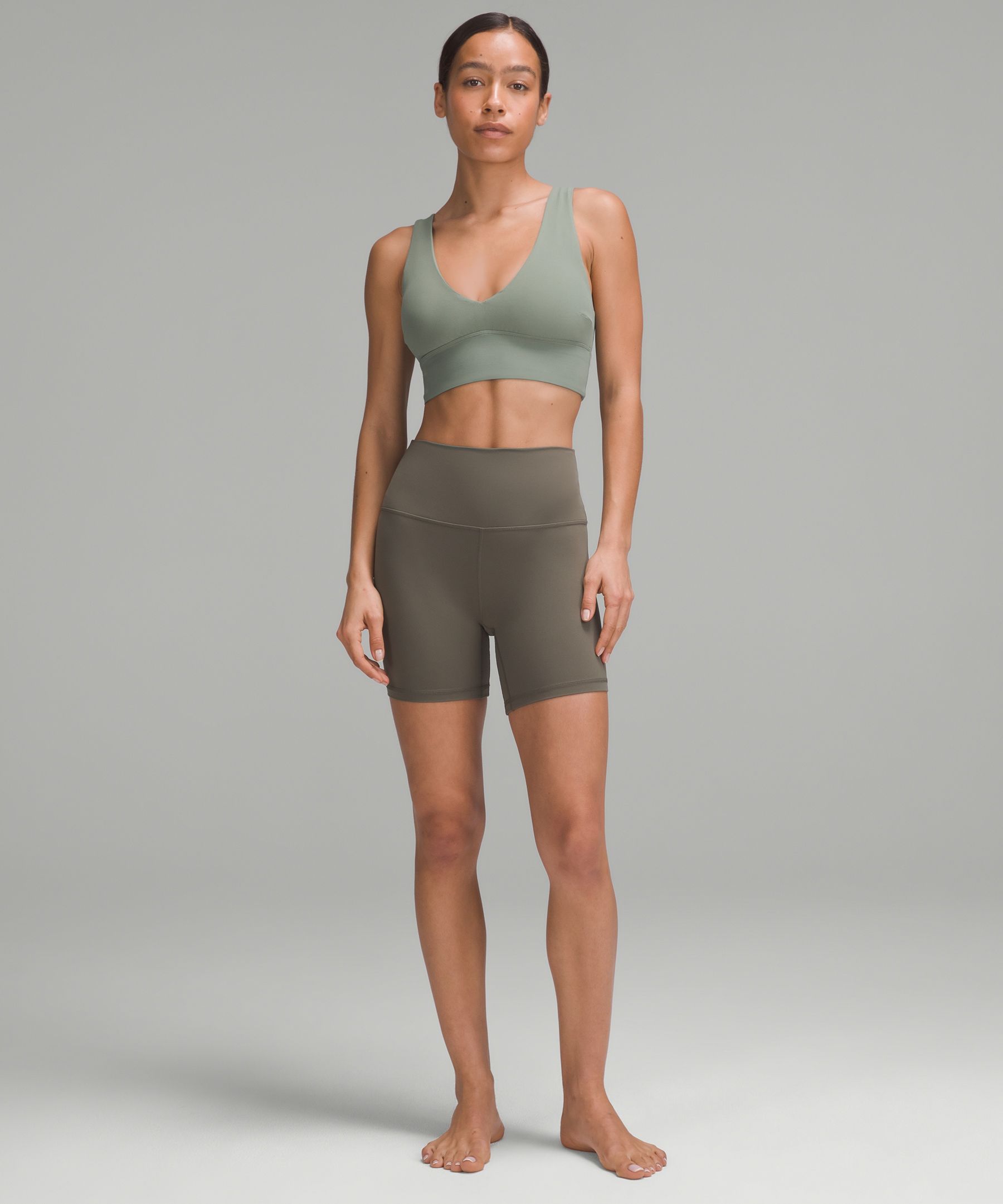 lulu Align V-Neck Bra Light Support, C/D Cup