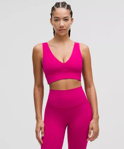 lulu Align V-Neck Bra Light Support, C/D Cup