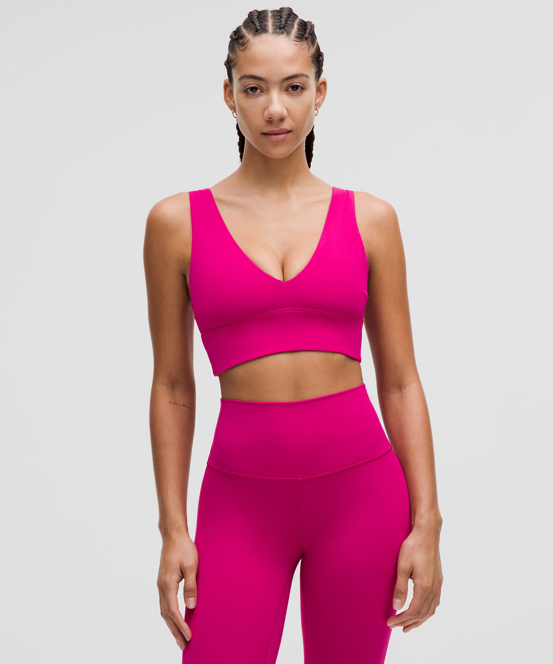lulu Align V-Neck Bra Light Support, C/D Cup