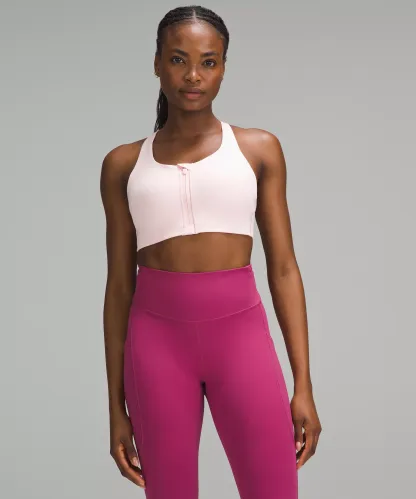 lulu Energy Zip-Front Bra High-Support, BCG Cups