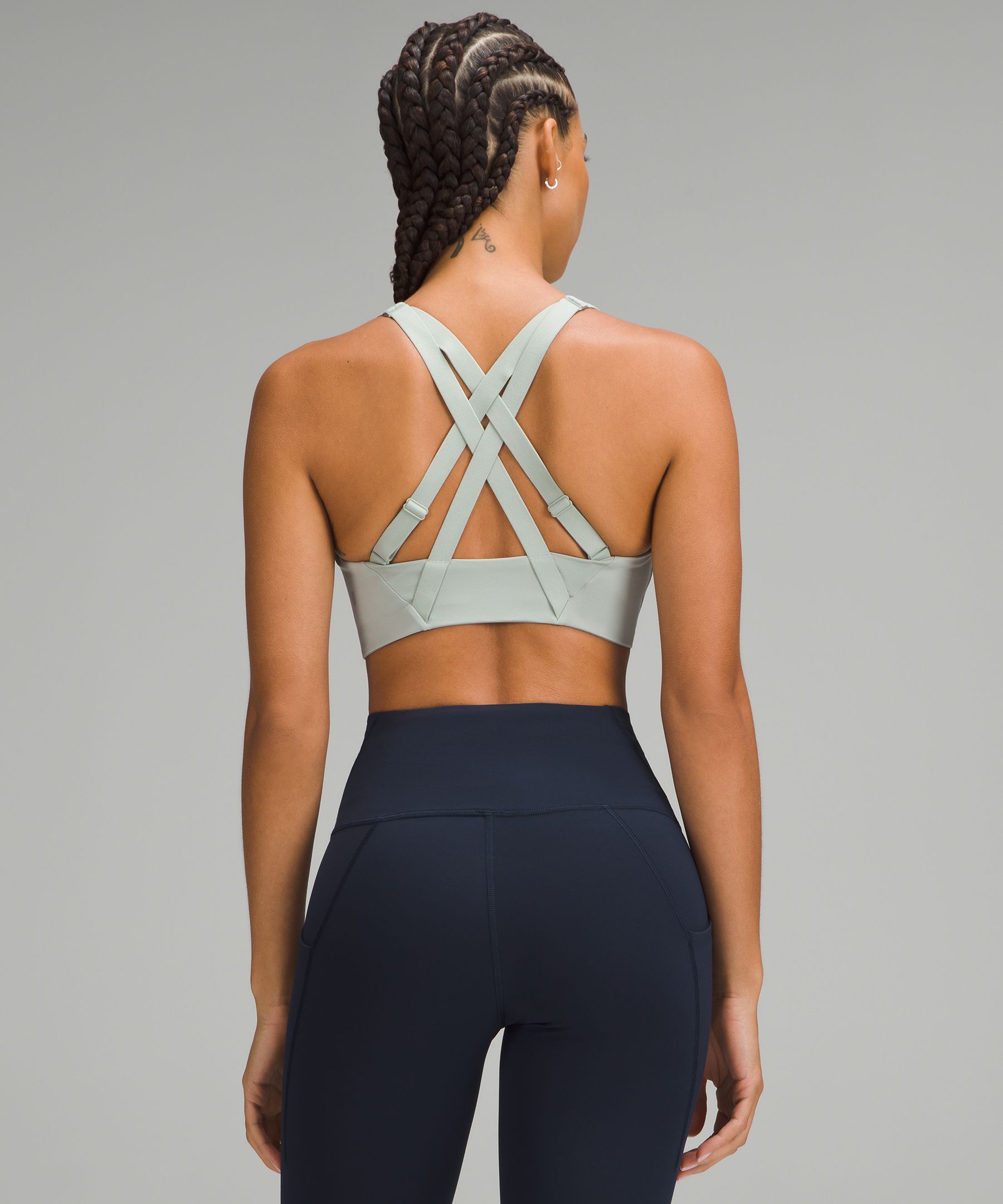 lulu Energy Zip-Front Bra High-Support, BCG Cups