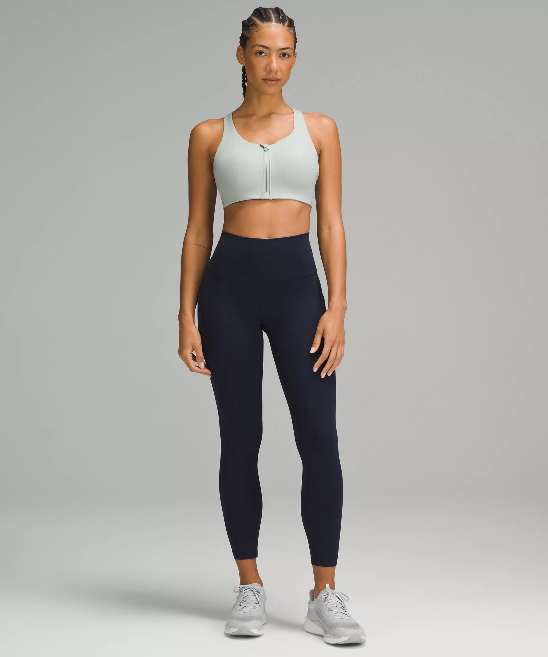 lulu Energy Zip-Front Bra High-Support, BCG Cups
