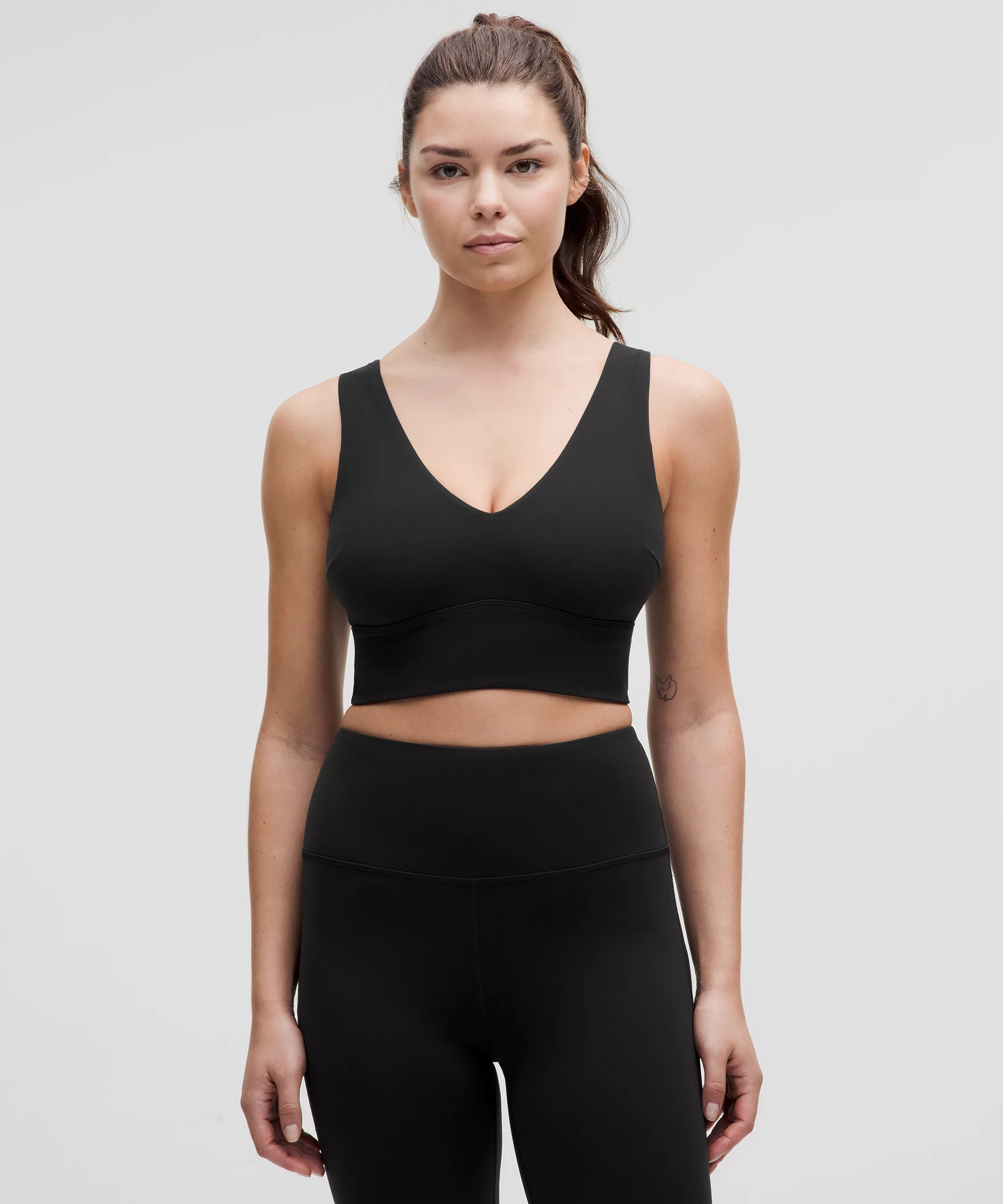 lulu Align V-Neck Bra Light Support, DDD/G Cup
