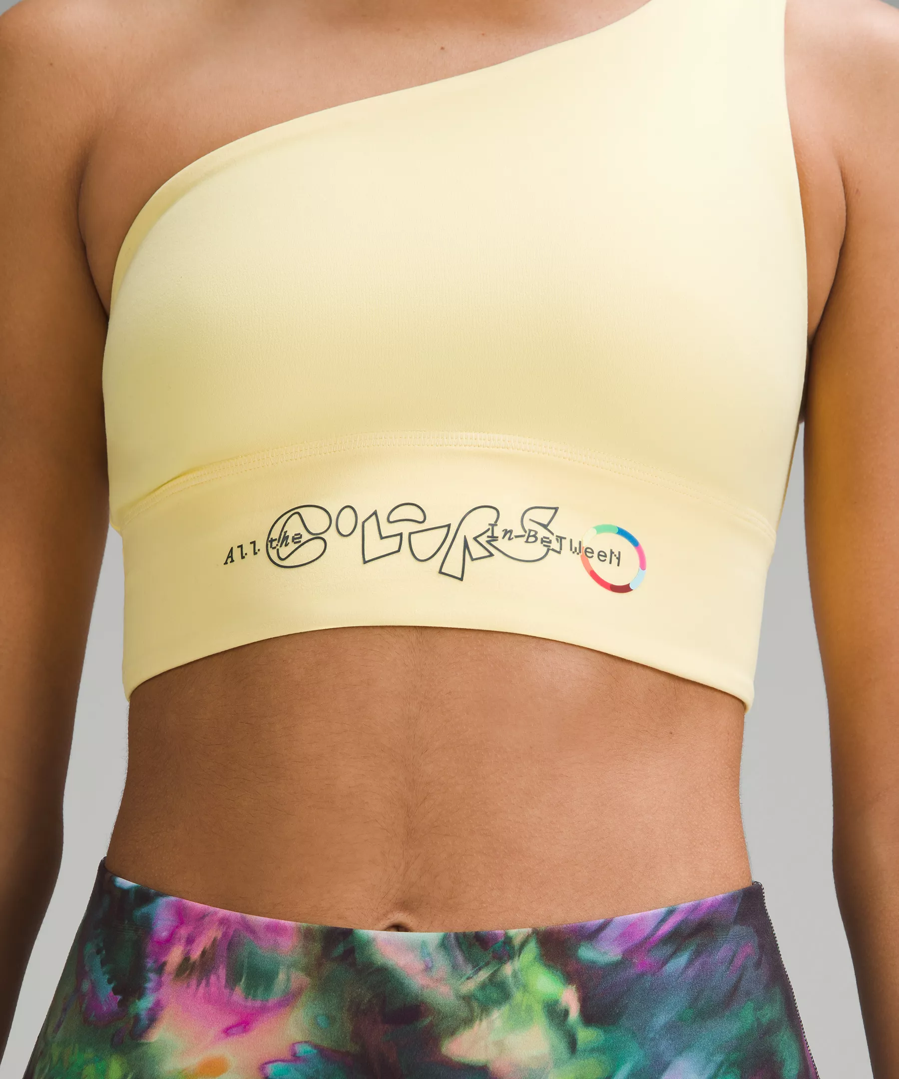 lulu Align Asymmetrical Bra Light Support, A/B Cup Pride
