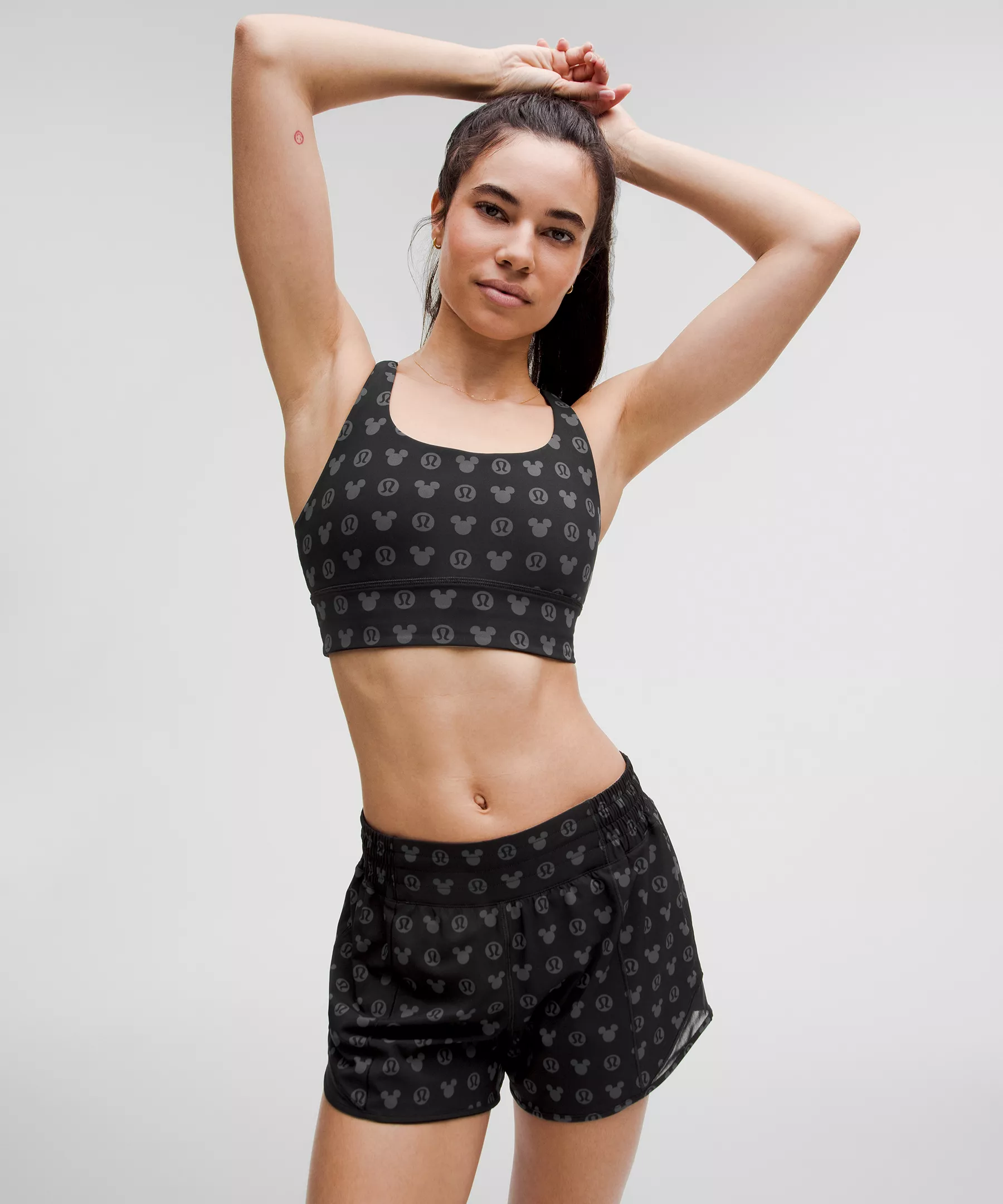 Disney x lulu Energy Longline Bra Medium Support, BCD Cups