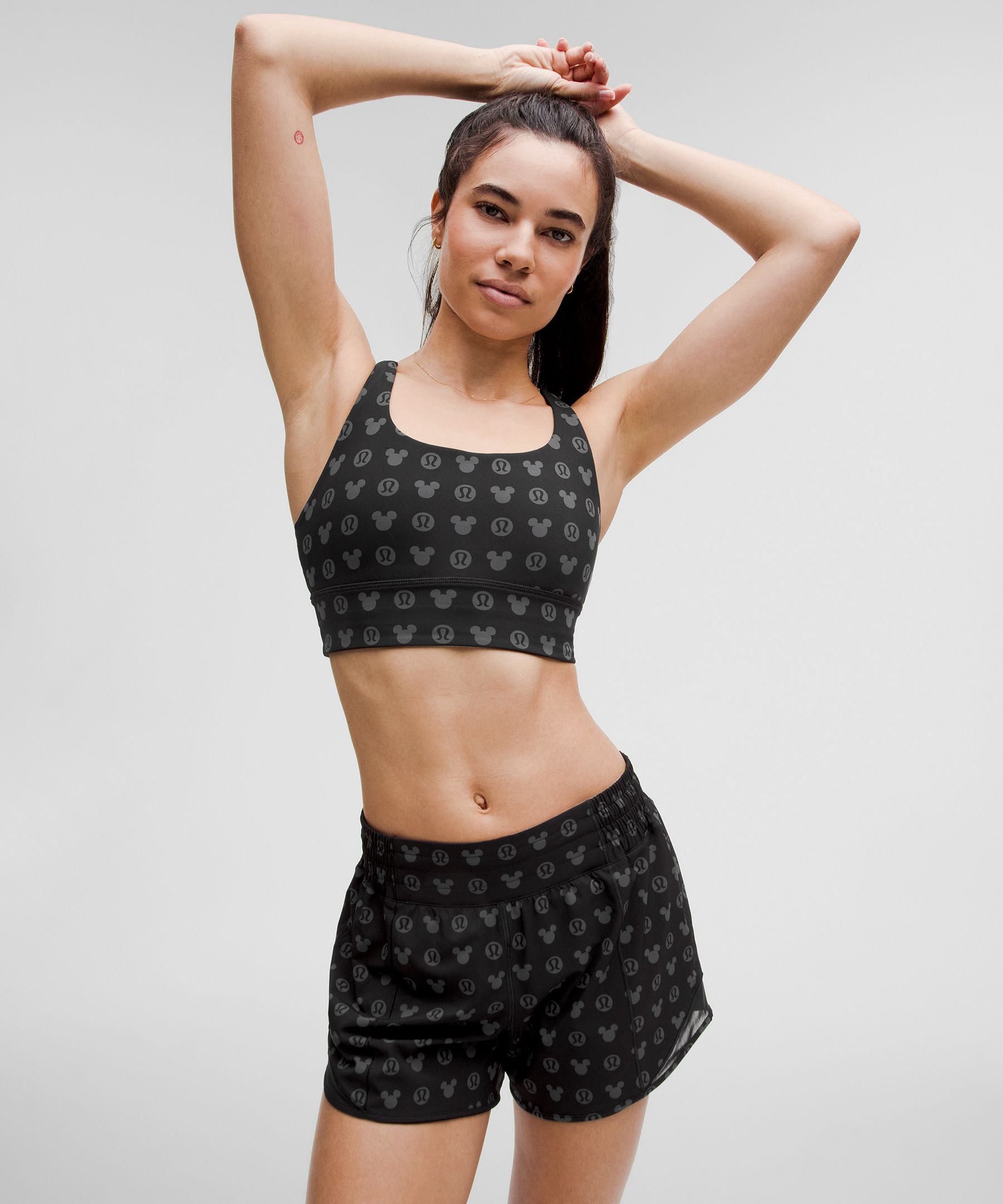 Disney x lulu Energy Longline Bra Medium Support, BCD Cups
