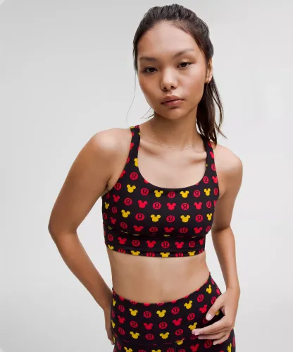 Disney x lulu Energy Longline Bra Medium Support, BCD Cups