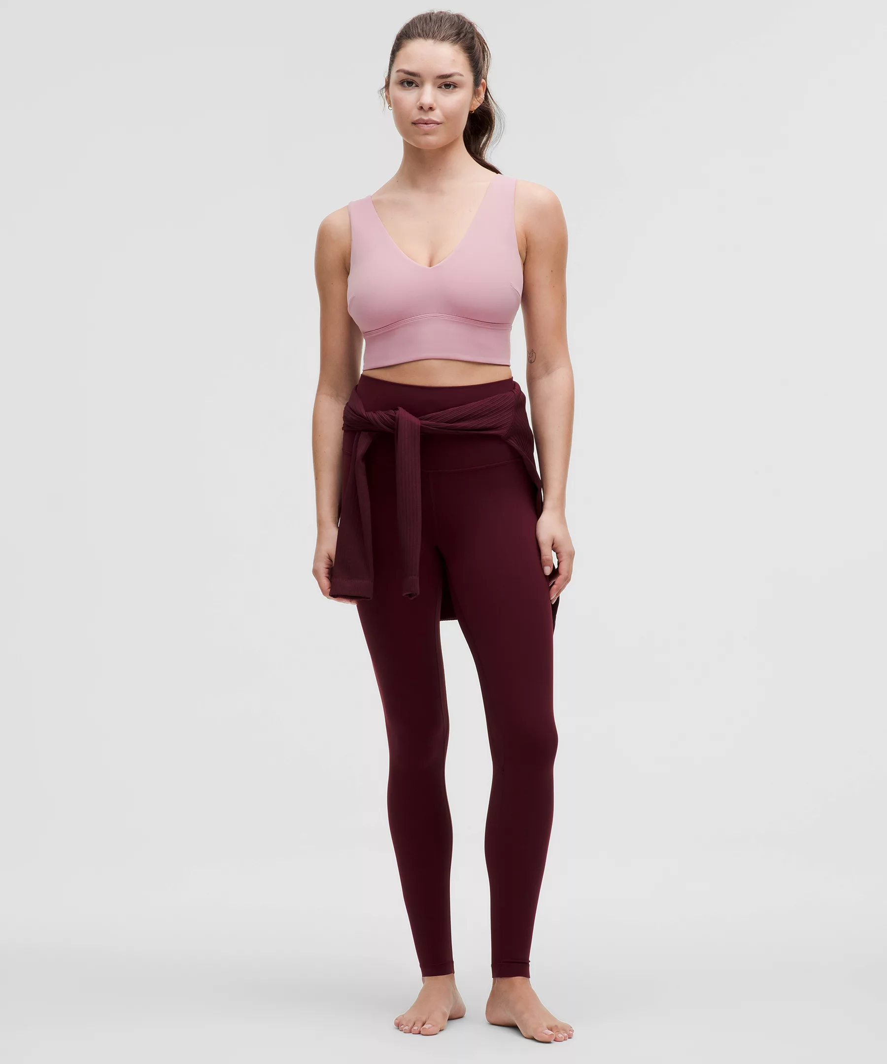 lulu Align V-Neck Bra Light Support, DDD/G Cup