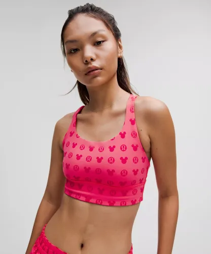 Disney x lulu Energy Longline Bra Medium Support, BCD Cups