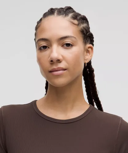 All It Takes Ribbed Lulu Long-Sleeve Shirt