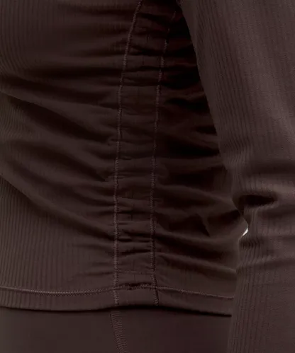 All It Takes Ribbed Lulu Long-Sleeve Shirt