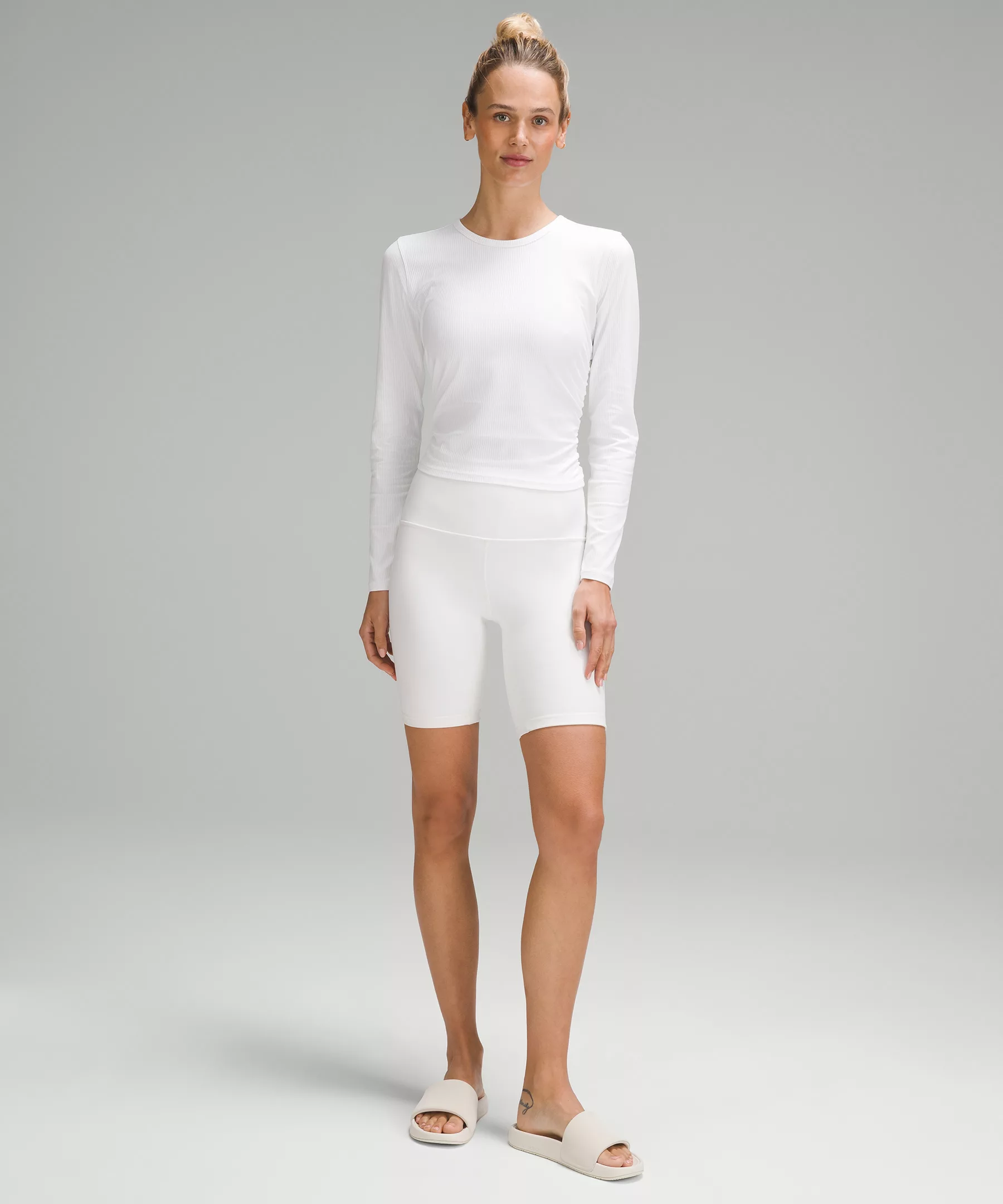 All It Takes Ribbed Lulu Long-Sleeve Shirt