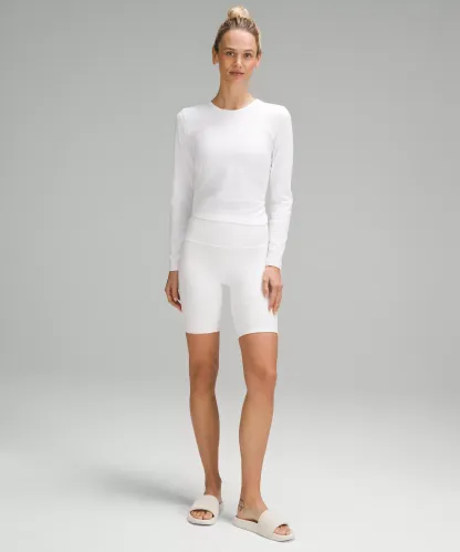 All It Takes Ribbed Lulu Long-Sleeve Shirt