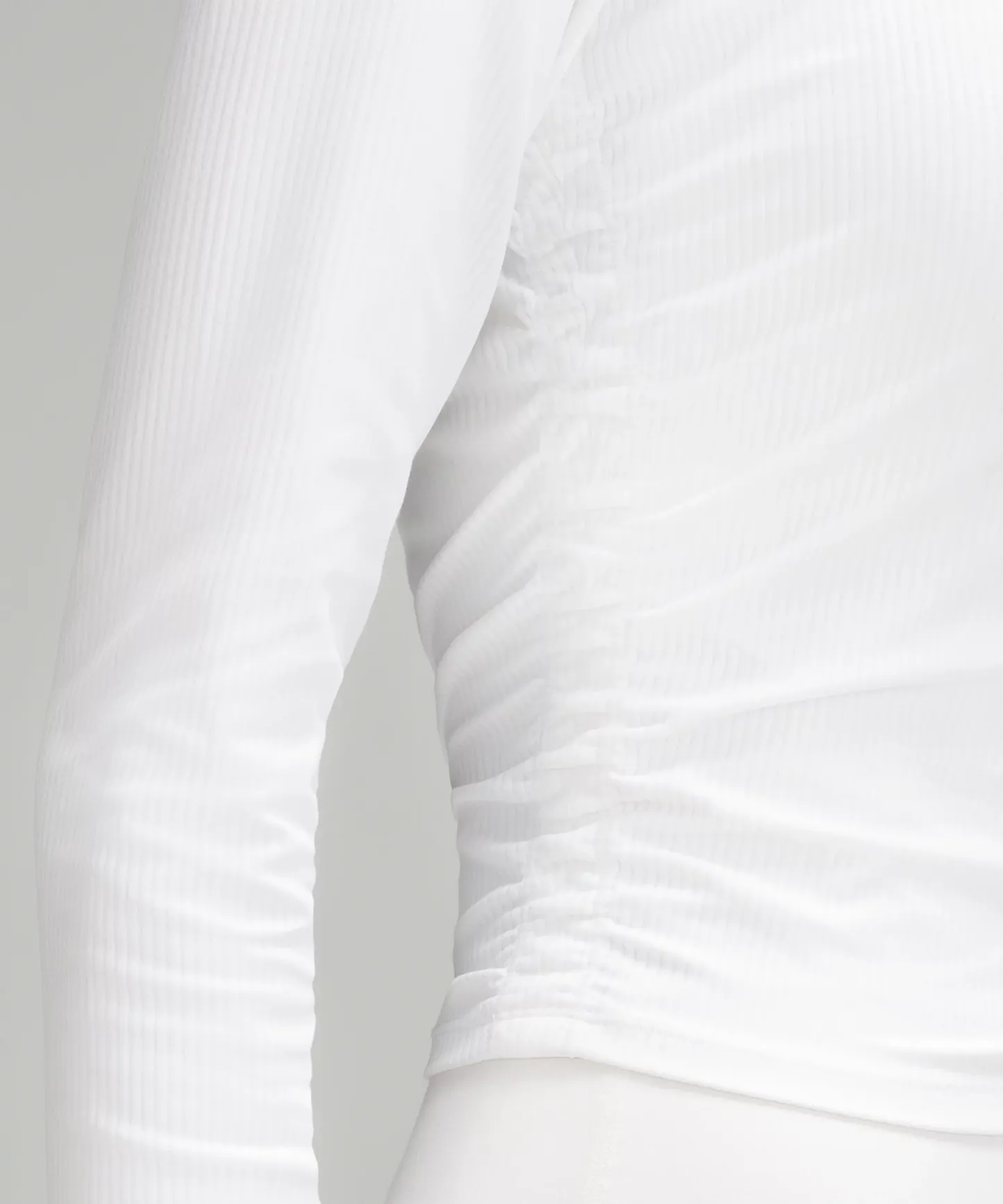 All It Takes Ribbed Lulu Long-Sleeve Shirt