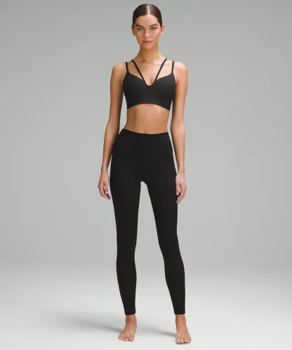 lulu Align High-Rise Ribbed Pant 28"