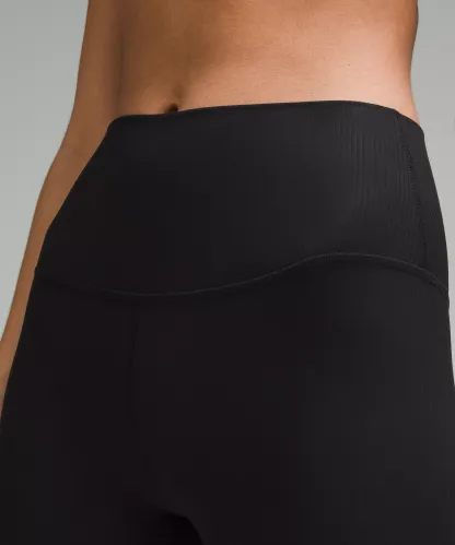 lulu Align High-Rise Ribbed Pant 28"