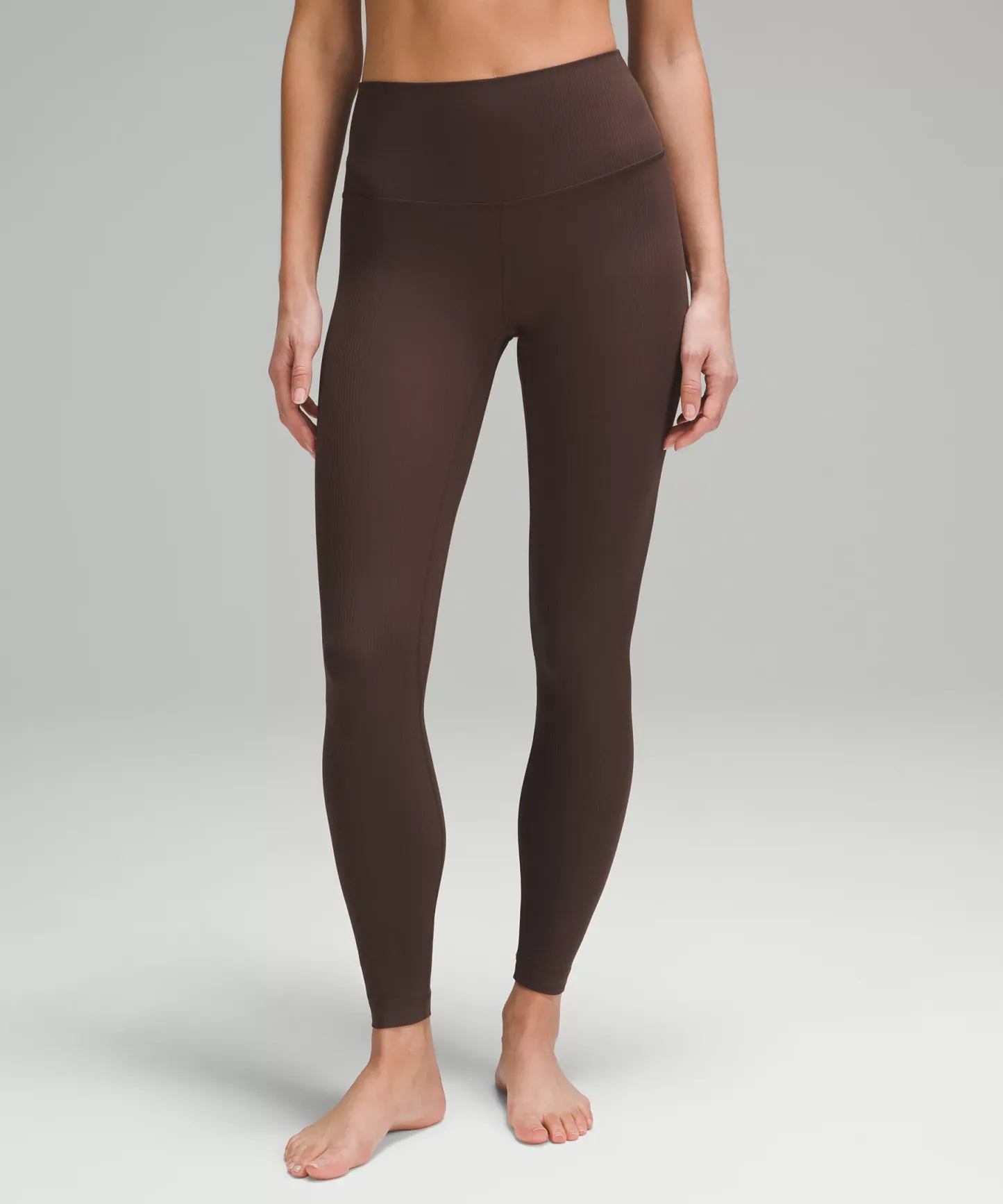 lulu Align High-Rise Ribbed Pant 28"