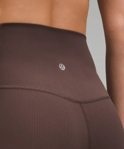 lulu Align High-Rise Ribbed Pant 28"
