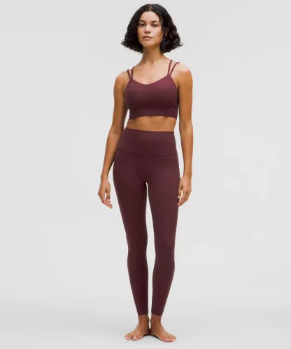 lulu Align High-Rise Ribbed Pant 28"