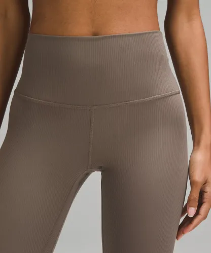 lulu Align High-Rise Ribbed Pant 28"