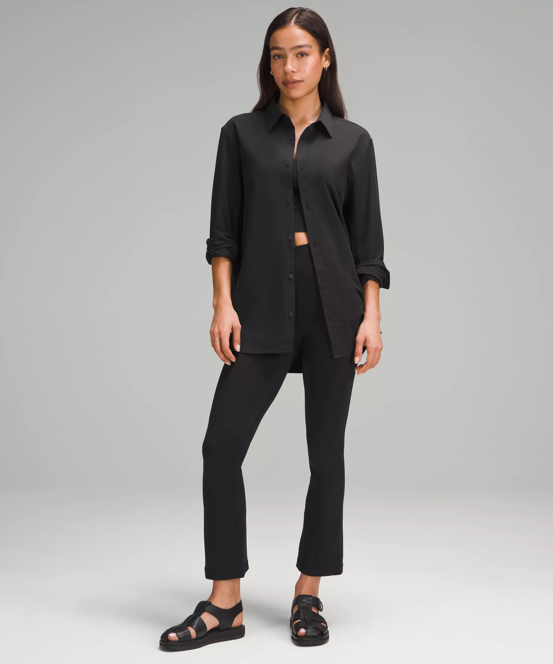 lulu Align High-Rise Mini-Flare Pant Extra Short