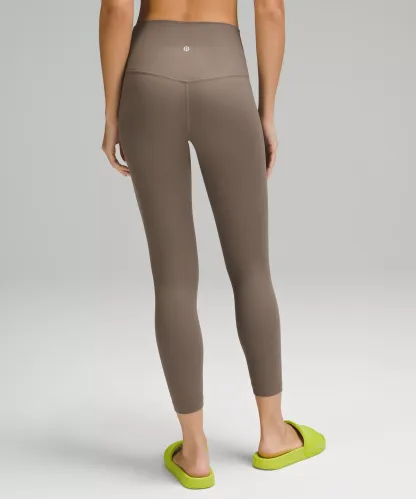 lulu Align High-Rise Ribbed Pant 25"