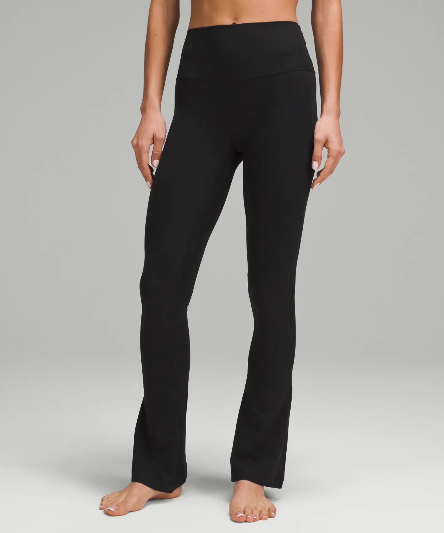 lulu Align Ribbed Mini-Flare Pant Extra Short