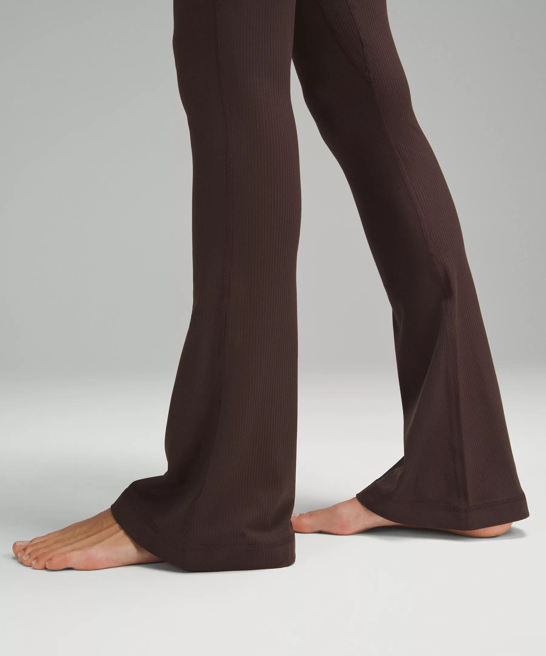 lulu Align Ribbed Mini-Flare Pant Extra Short