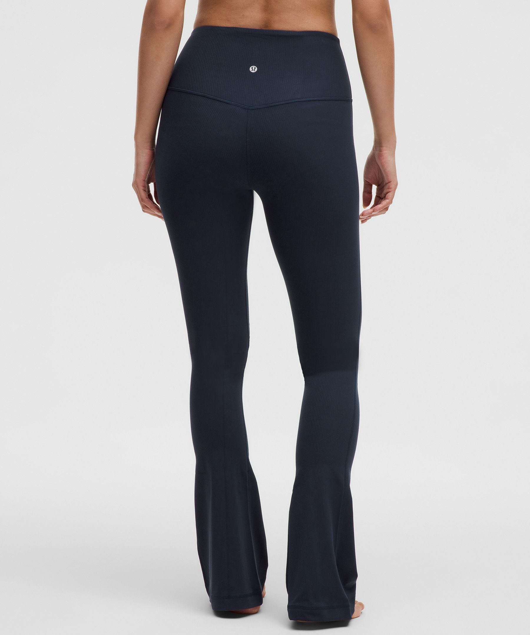 lulu Align High-Rise Ribbed Mini-Flare Pant Regular