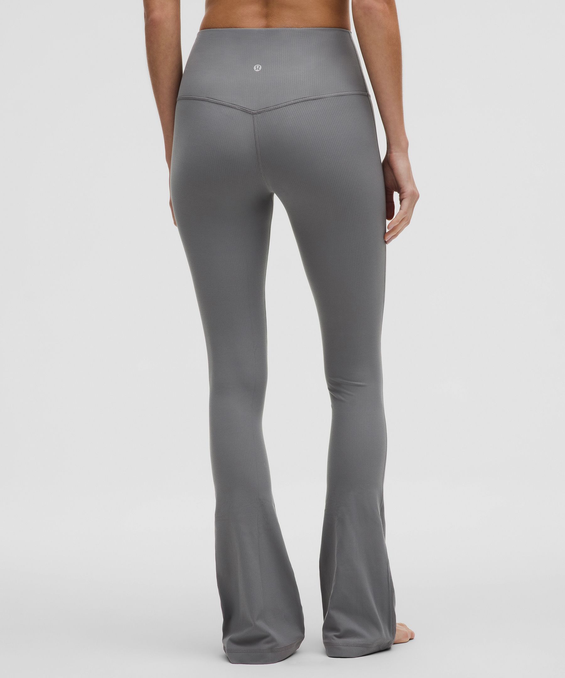 lulu Align High-Rise Ribbed Mini-Flare Pant Regular