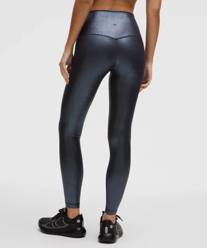 lulu Align High-Rise Ribbed Pant 28" Shine
