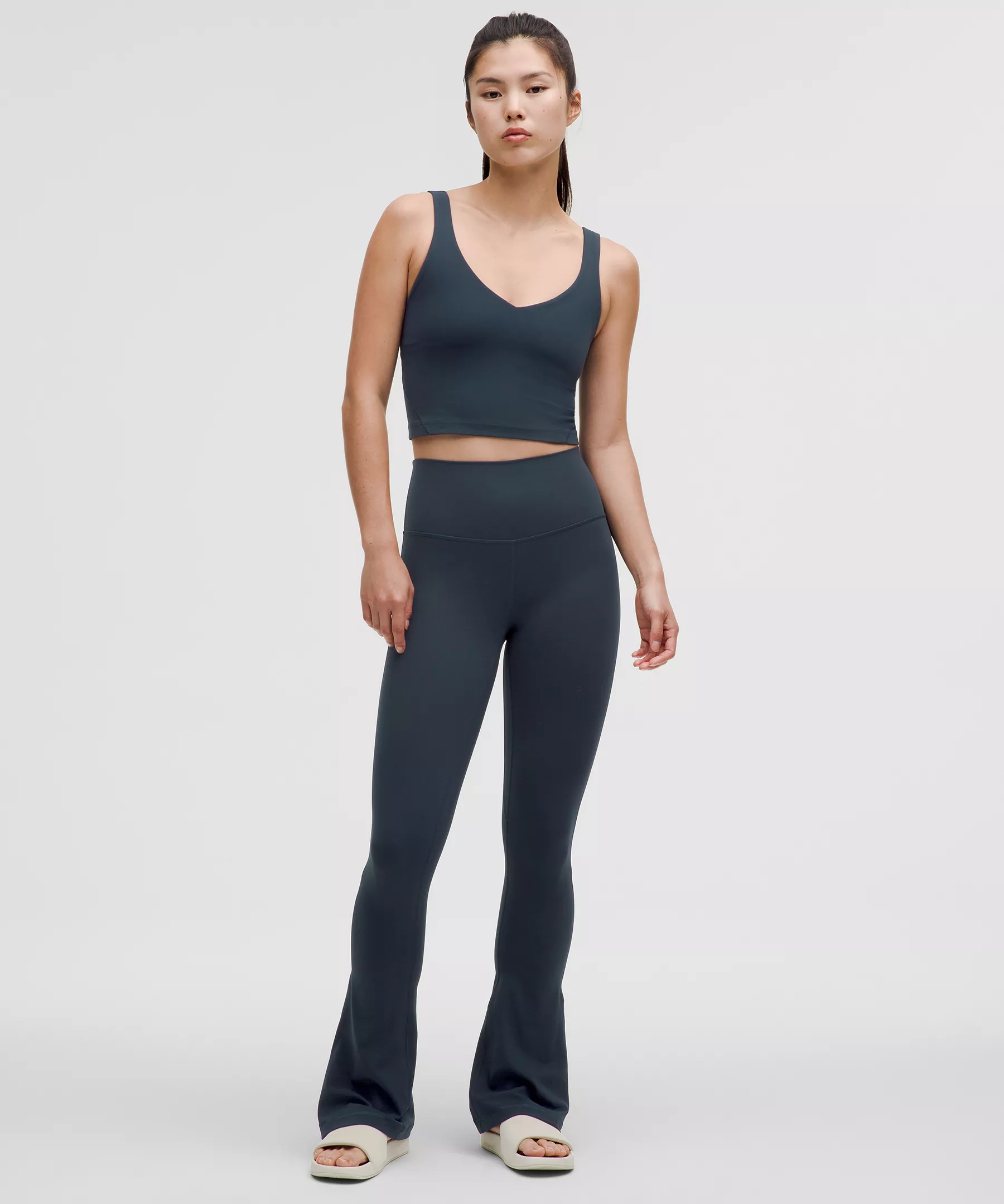 lulu Align High-Rise Mini-Flare Pant Short