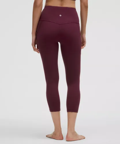 lulu Align High-Rise Crop with Pockets 23"