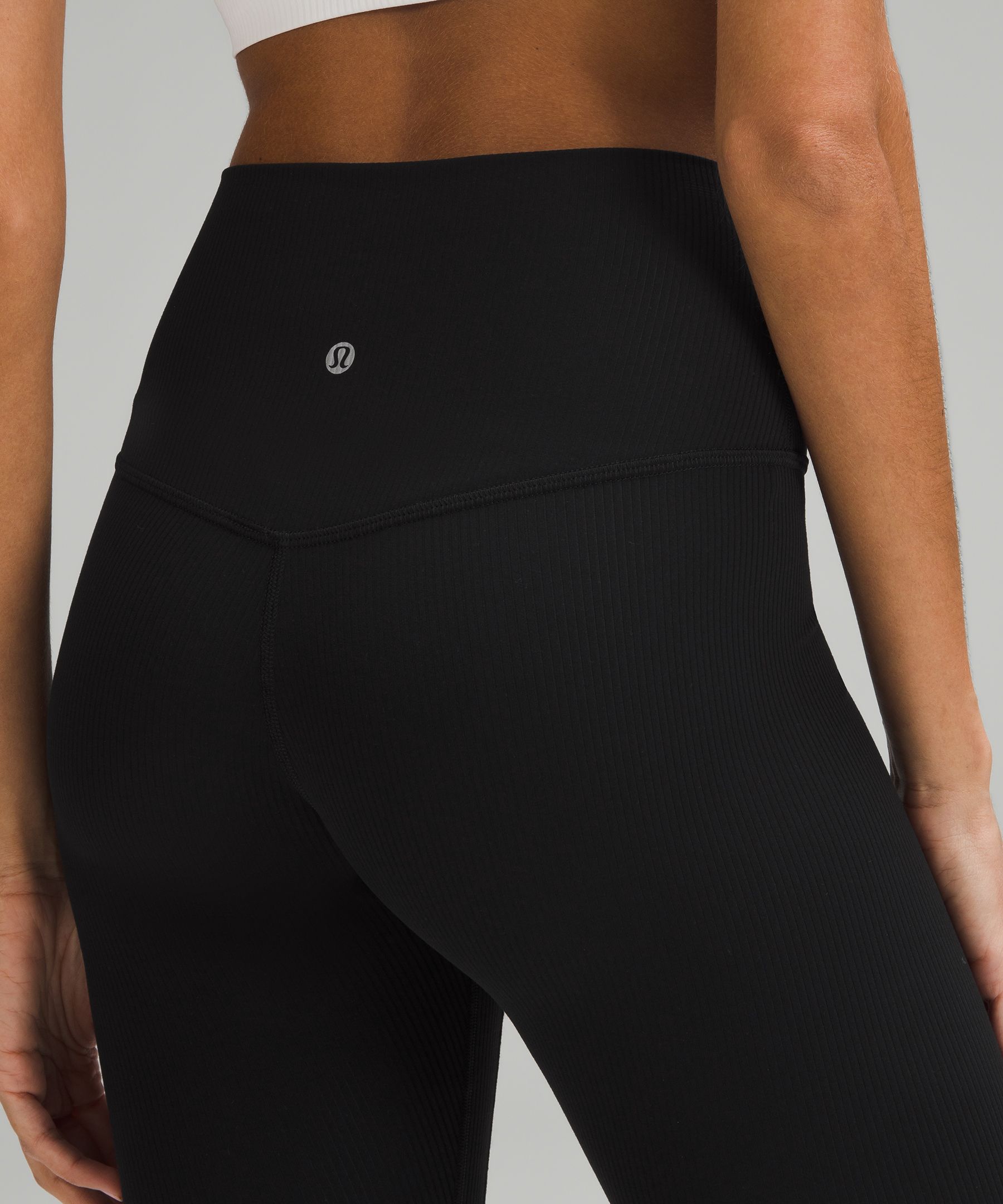 lulu Align High-Rise Ribbed Crop 23"