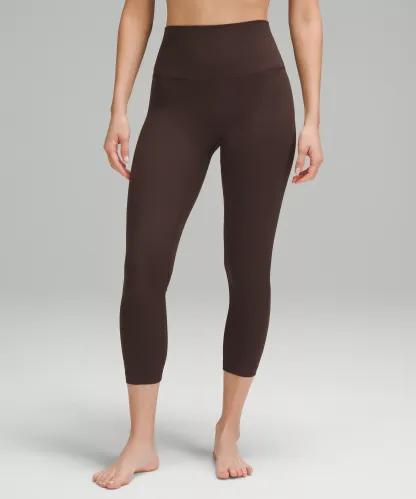 lulu Align High-Rise Ribbed Crop 23"