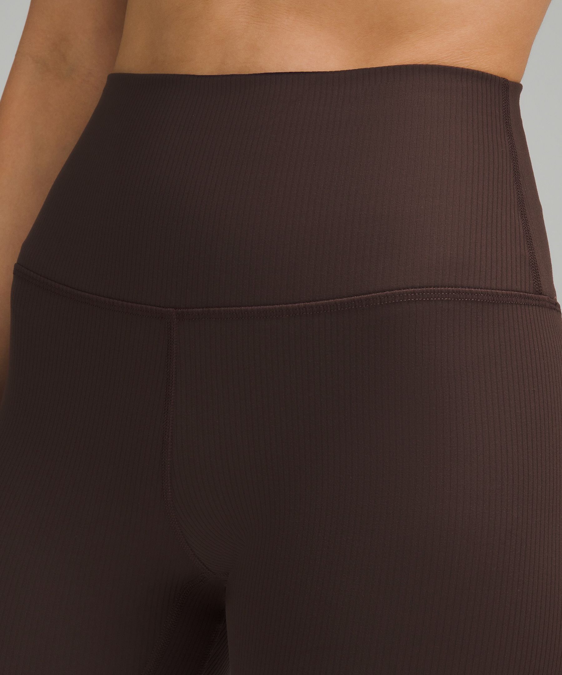 lulu Align High-Rise Ribbed Crop 23"