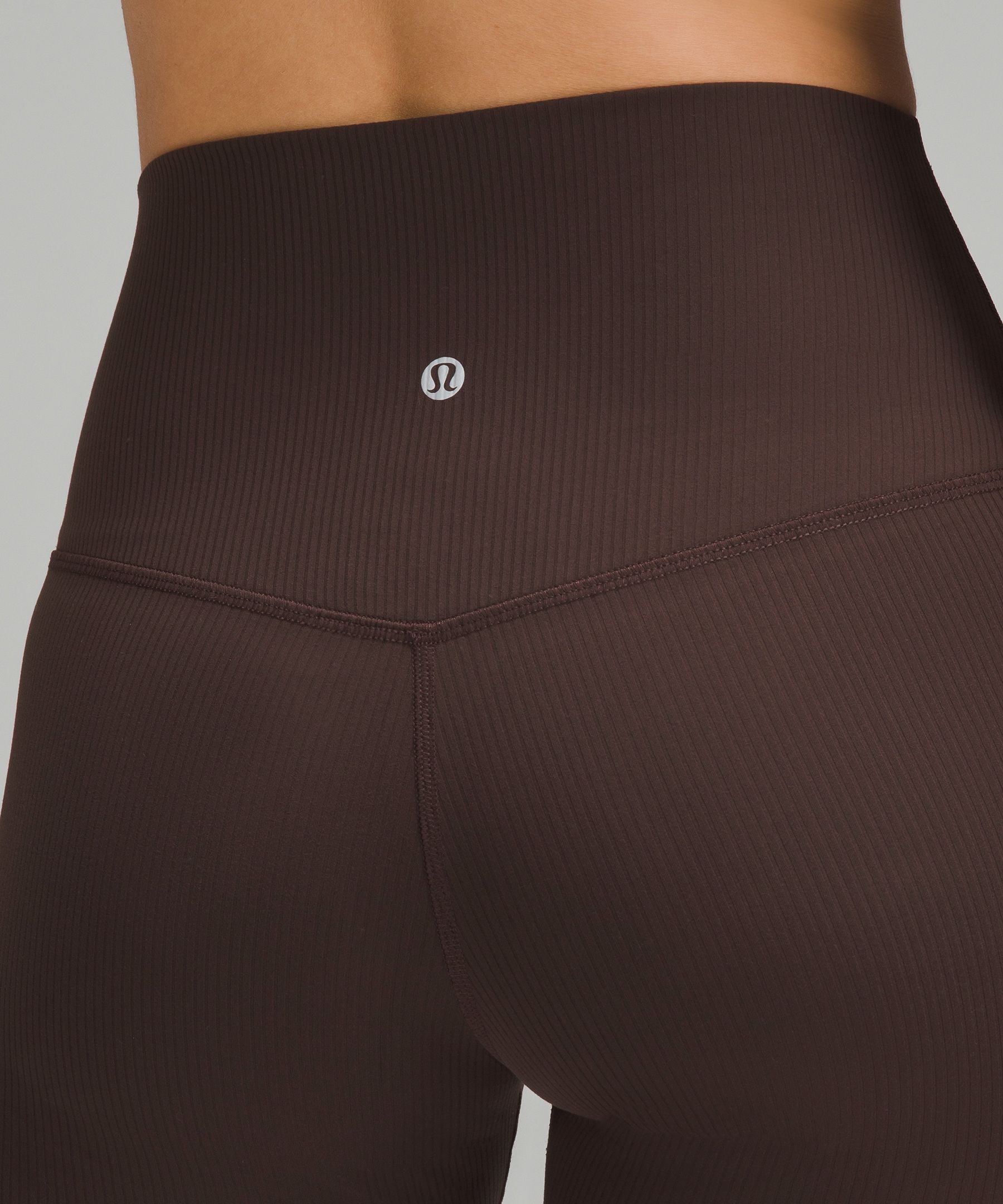 lulu Align High-Rise Ribbed Crop 23"