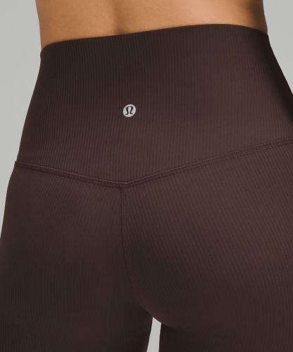 lulu Align High-Rise Ribbed Crop 23"