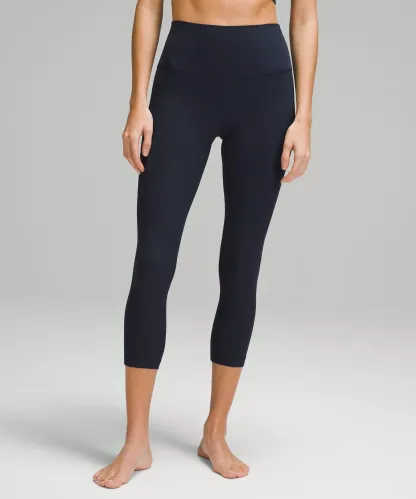 lulu Align High-Rise Ribbed Crop 23"