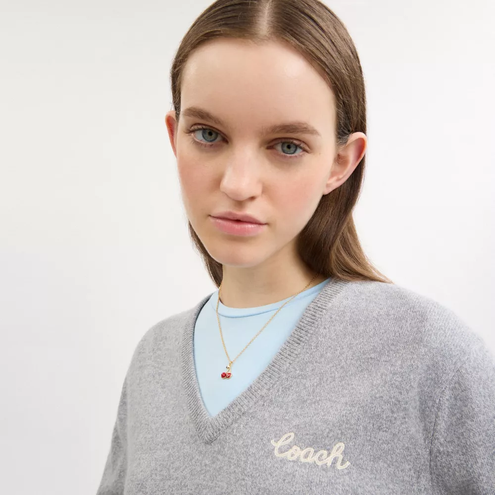  Cherry Charm Pendant Necklace