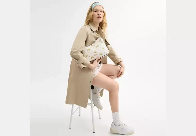 Laurel Shoulder Bag With Floral Print