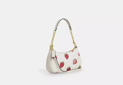 Teri Shoulder Bag With Strawberry Print